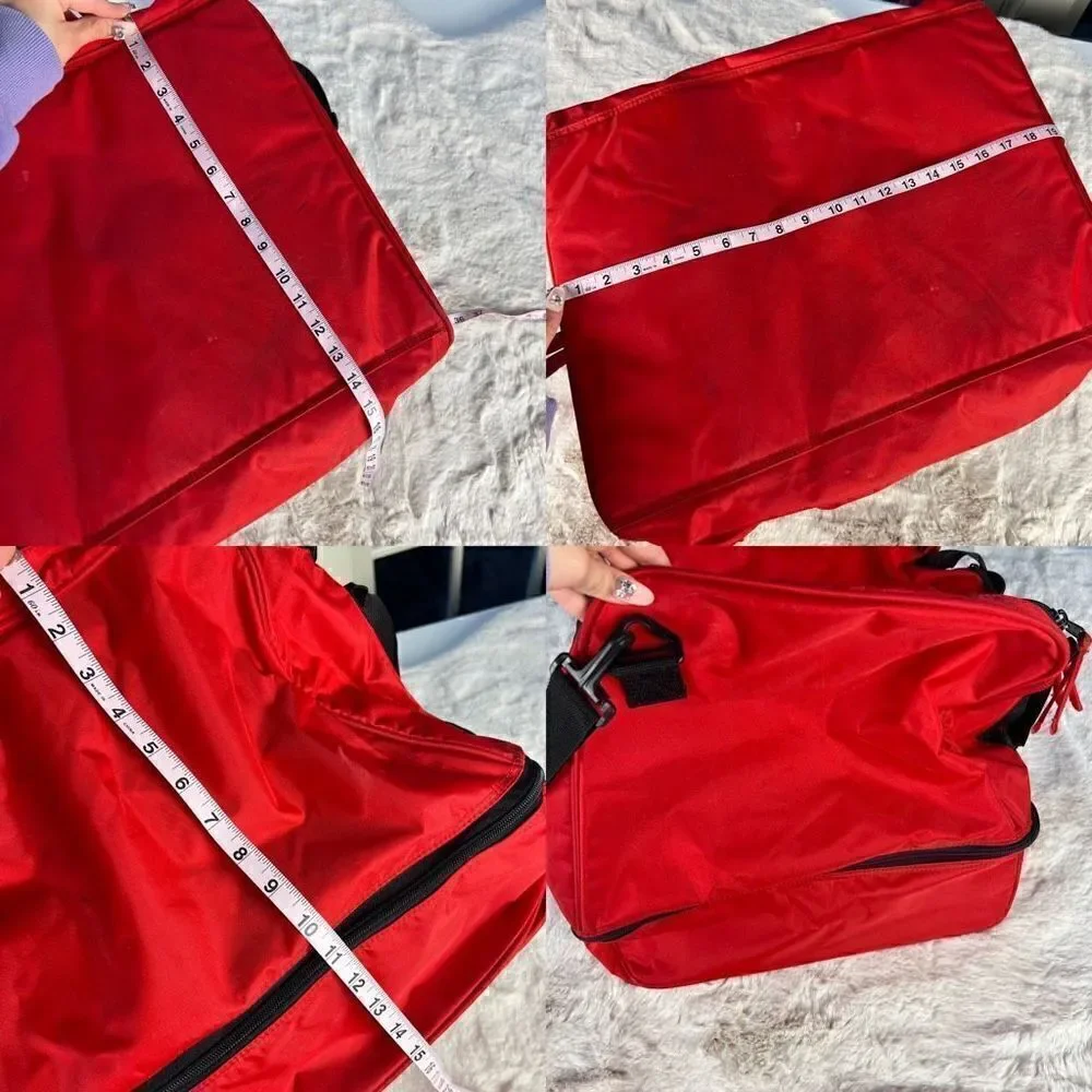 Vintage K2 Skis Ski Boot Bag Snow Board Carry Duffle 80s / 90s Red Black